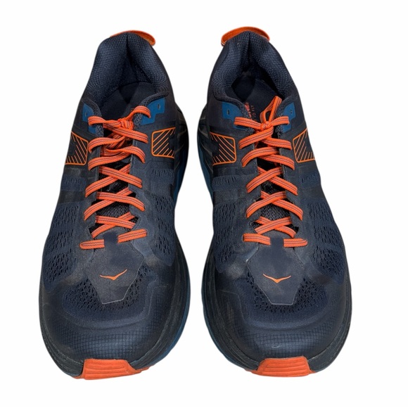 HOKA Stinson ATR 5 Trail Shoes Men’s 14 Blue Max Cushion - Picture 3 of 10